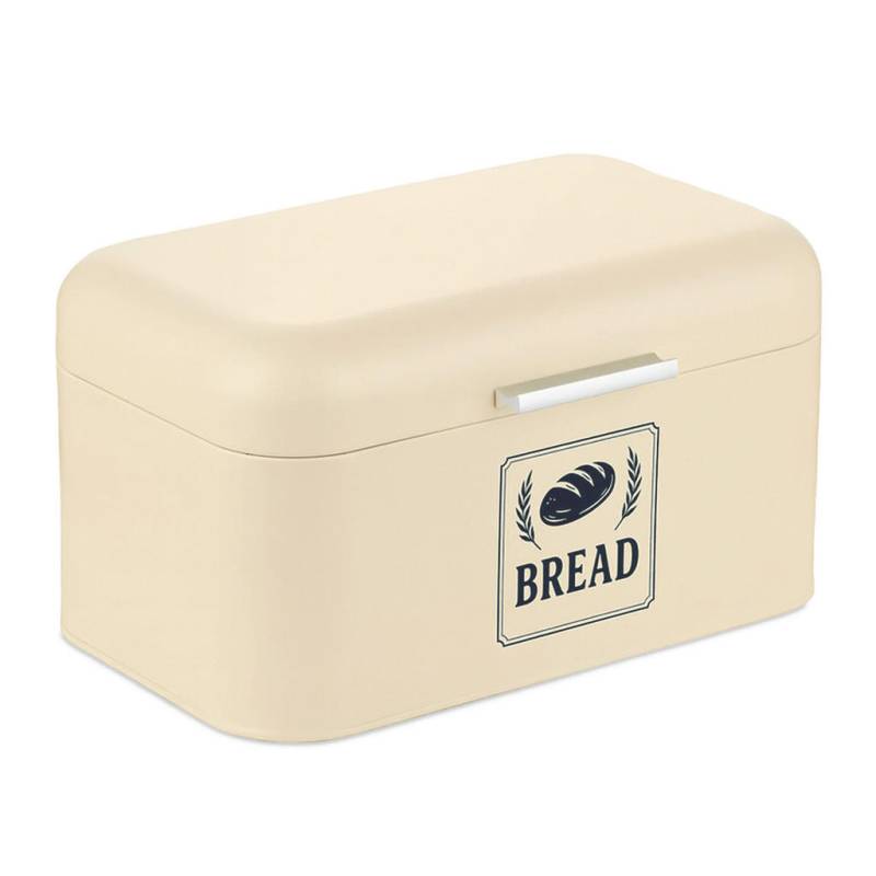 Relaxdays BROTKASTEN Beige