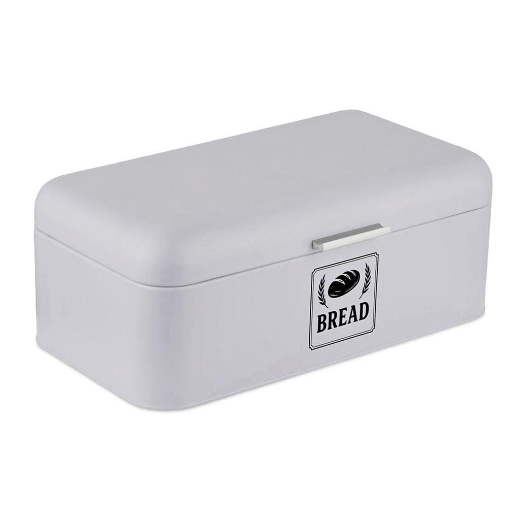 Relaxdays BROTKASTEN Grau Relaxdays BROTKASTEN Grau