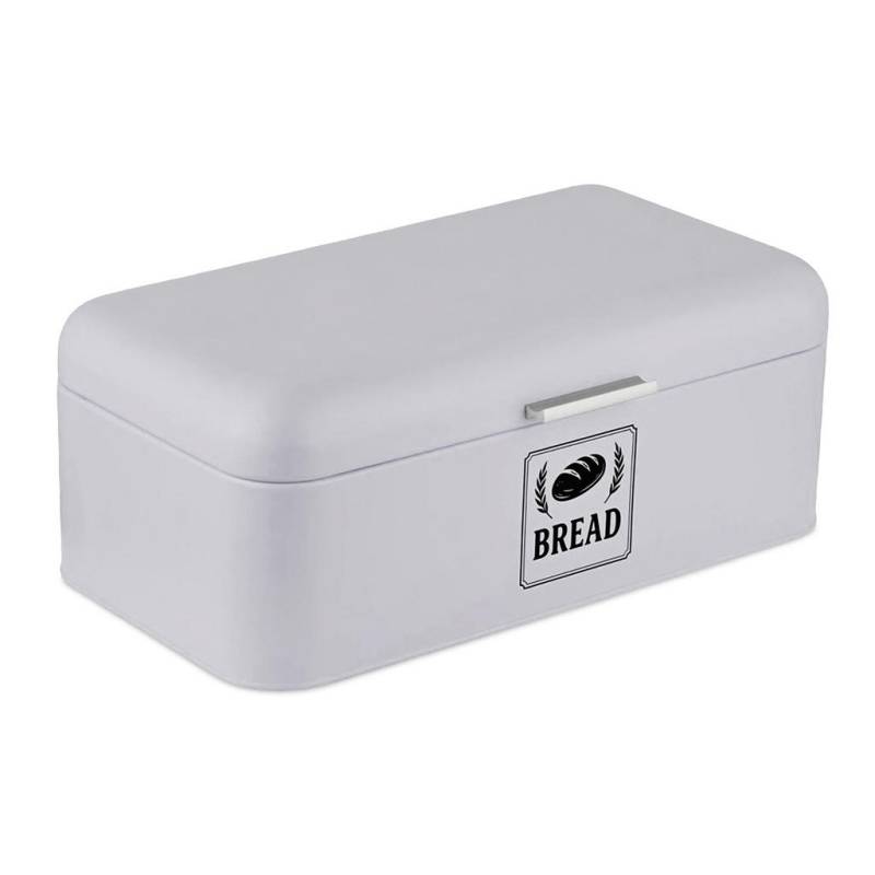 Relaxdays BROTKASTEN Grau