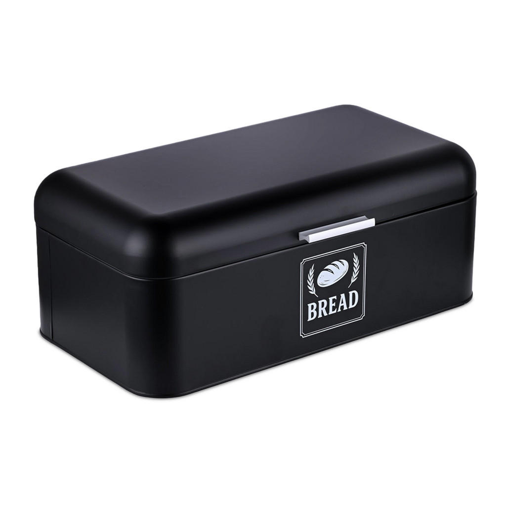 Relaxdays BROTKASTEN Schwarz Relaxdays BROTKASTEN Schwarz