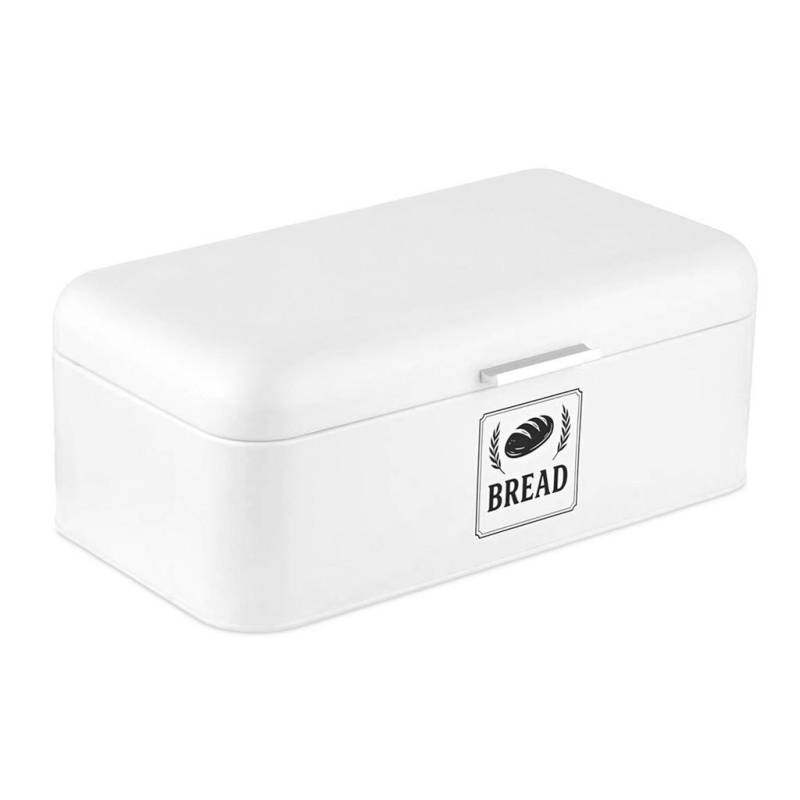 Relaxdays BROTKASTEN Weiß