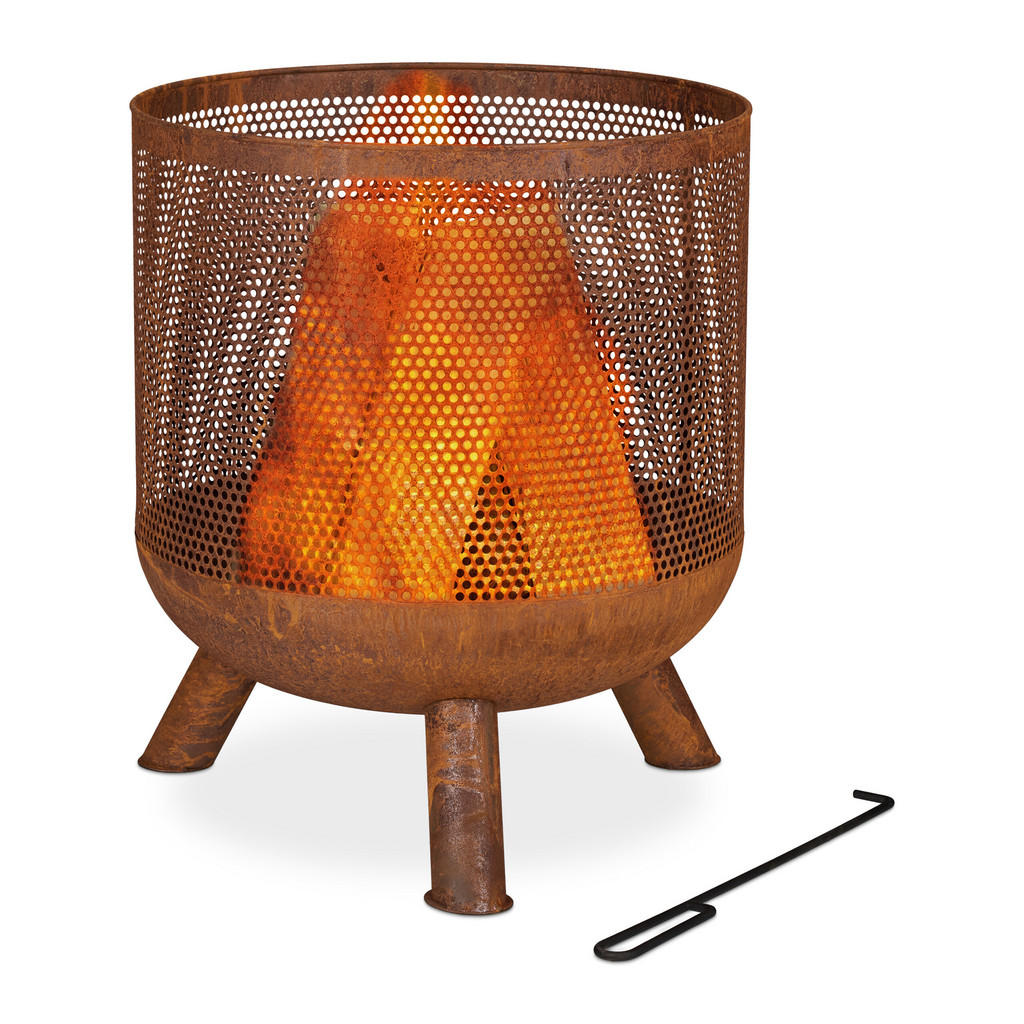 Relaxdays FEUERKORB Braun Relaxdays FEUERKORB Braun