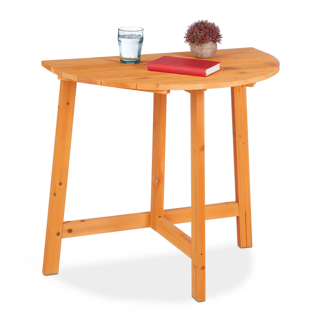 Relaxdays KLAPPTISCH Hellbraun Relaxdays KLAPPTISCH Hellbraun