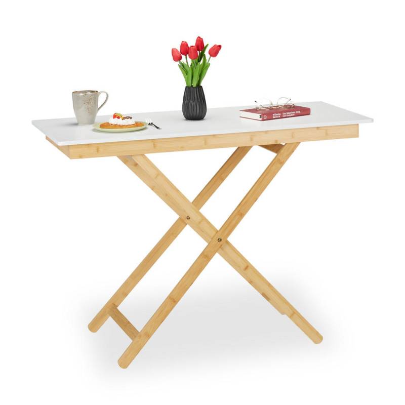 Relaxdays KLAPPTISCH Mehrfarbig