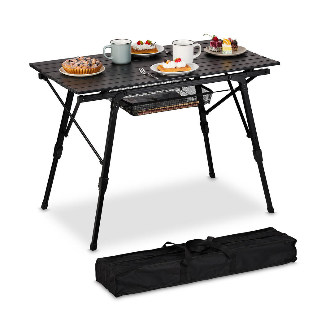 Relaxdays KLAPPTISCH Schwarz Relaxdays KLAPPTISCH Schwarz