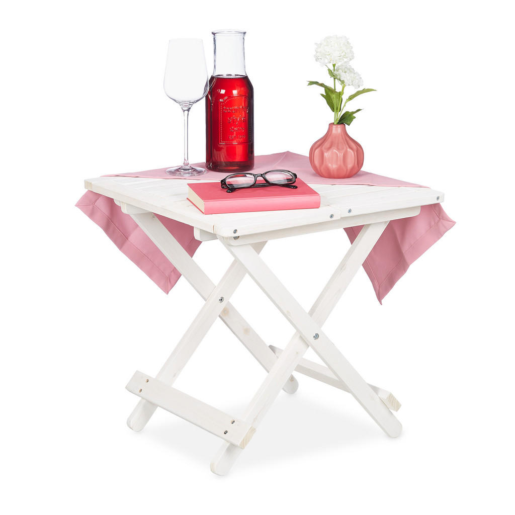 Relaxdays KLAPPTISCH Weiß Relaxdays KLAPPTISCH Weiß