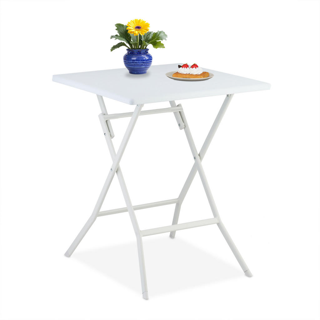 Relaxdays KLAPPTISCH Weiß Relaxdays KLAPPTISCH Weiß