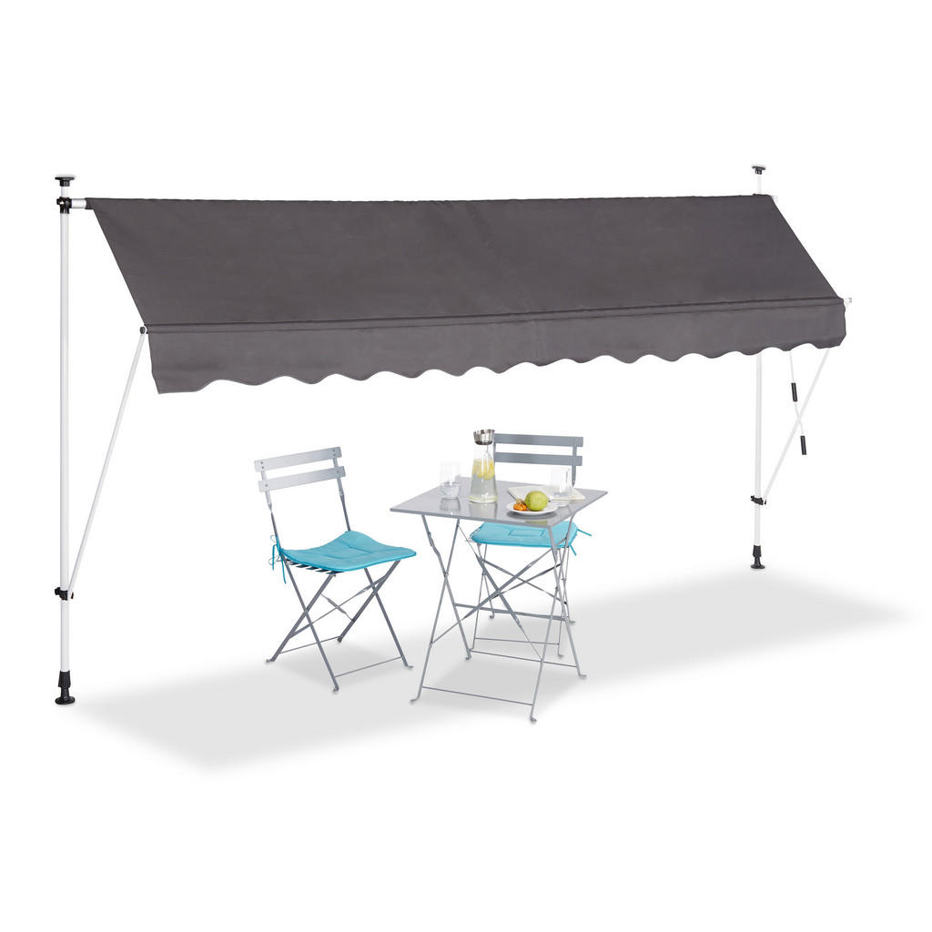 Relaxdays KLEMMMARKISE Anthrazit Relaxdays KLEMMMARKISE Anthrazit