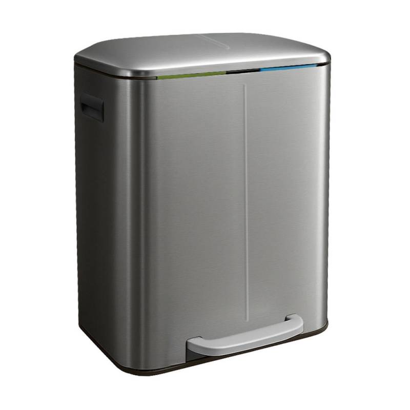 Relaxdays MÜLLEIMER Silber