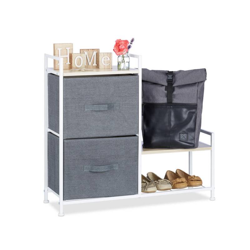 Relaxdays REGALSYSTEM Grau