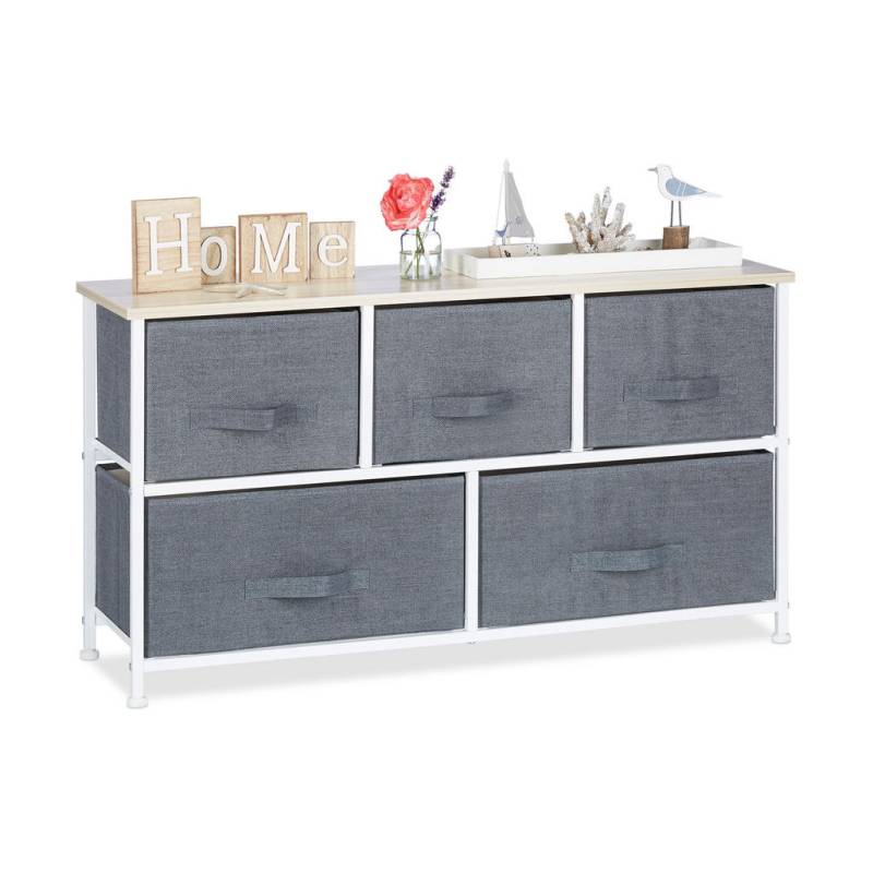 Relaxdays REGALSYSTEM Grau