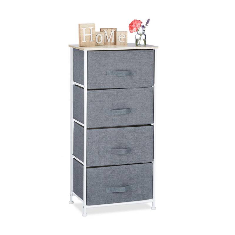 Relaxdays REGALSYSTEM Grau