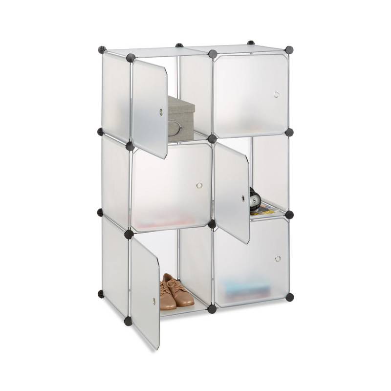 Relaxdays REGALSYSTEM Transparent
