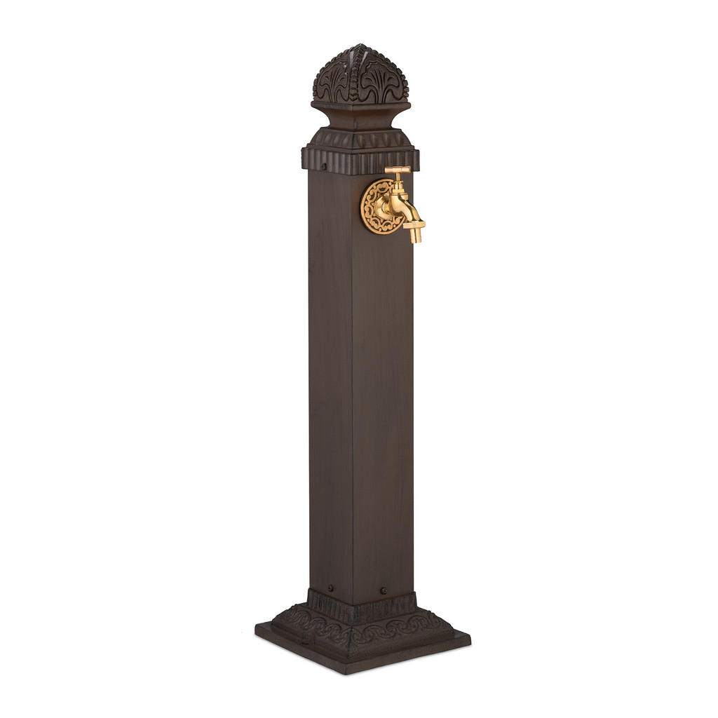 Relaxdays STANDBRUNNEN Dunkelbraun