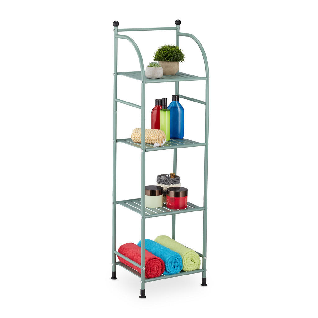 Relaxdays Standregal, Türkis, Metall, 33x115x28 cm, Wohnzimmer, Regale, Bücherregale Relaxdays Standregal, Türkis, Metall, 33x115x28 cm, Wohnzimmer, Regale, Bücherregale von Relaxdays
