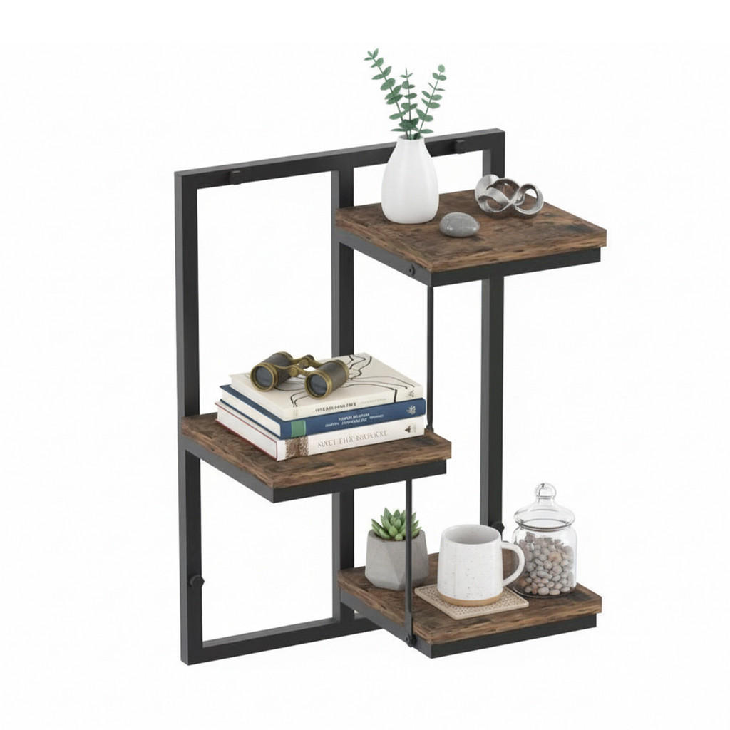Relaxdays WANDREGAL Mehrfarbig 32.5x45x19 cm Relaxdays WANDREGAL Mehrfarbig 32.5x45x19 cm
