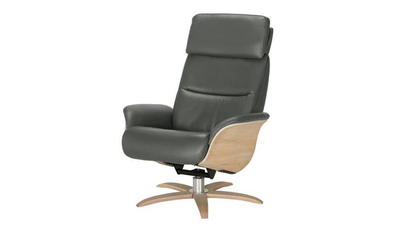 Nils Olsen Relaxsessel Leder mit Relaxfunktion Balance ¦ grau ¦ Maße (cm): B: 80 H: 112 T: 121.0 Polstermöbel > Sessel > Relaxsessel - Höffner