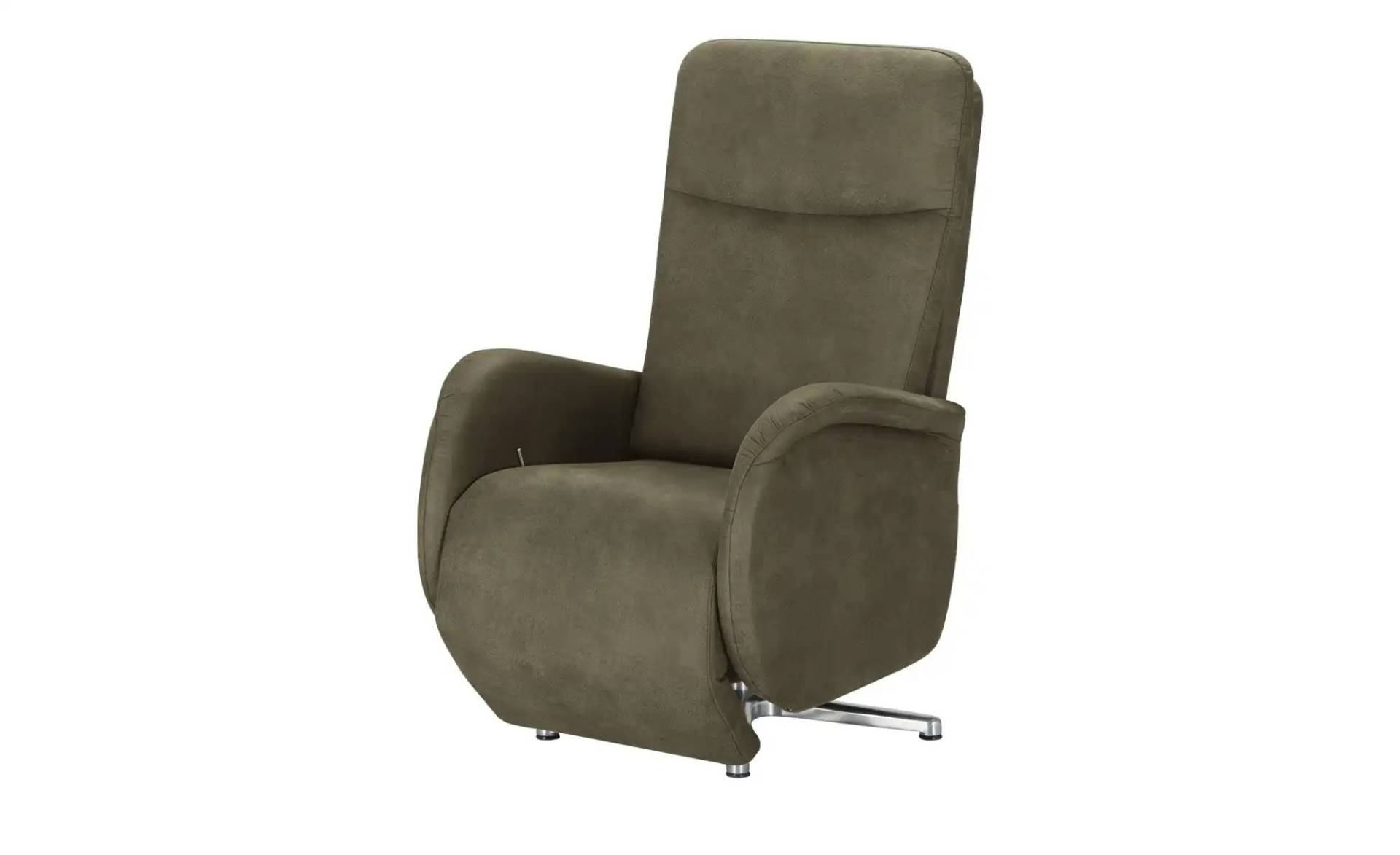 Relaxsessel ¦ grün ¦ Maße (cm): B: 68 H: 109 T: 85 Polstermöbel > Sessel > Fernsehsessel - Möbel Kraft