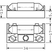 Renz Metallwaren. Beleuchtungshalter mit Soffitte 15V 97-9-85131 Renz Metallwaren. Beleuchtungshalter mit Soffitte 15V 97-9-85131 von Renz