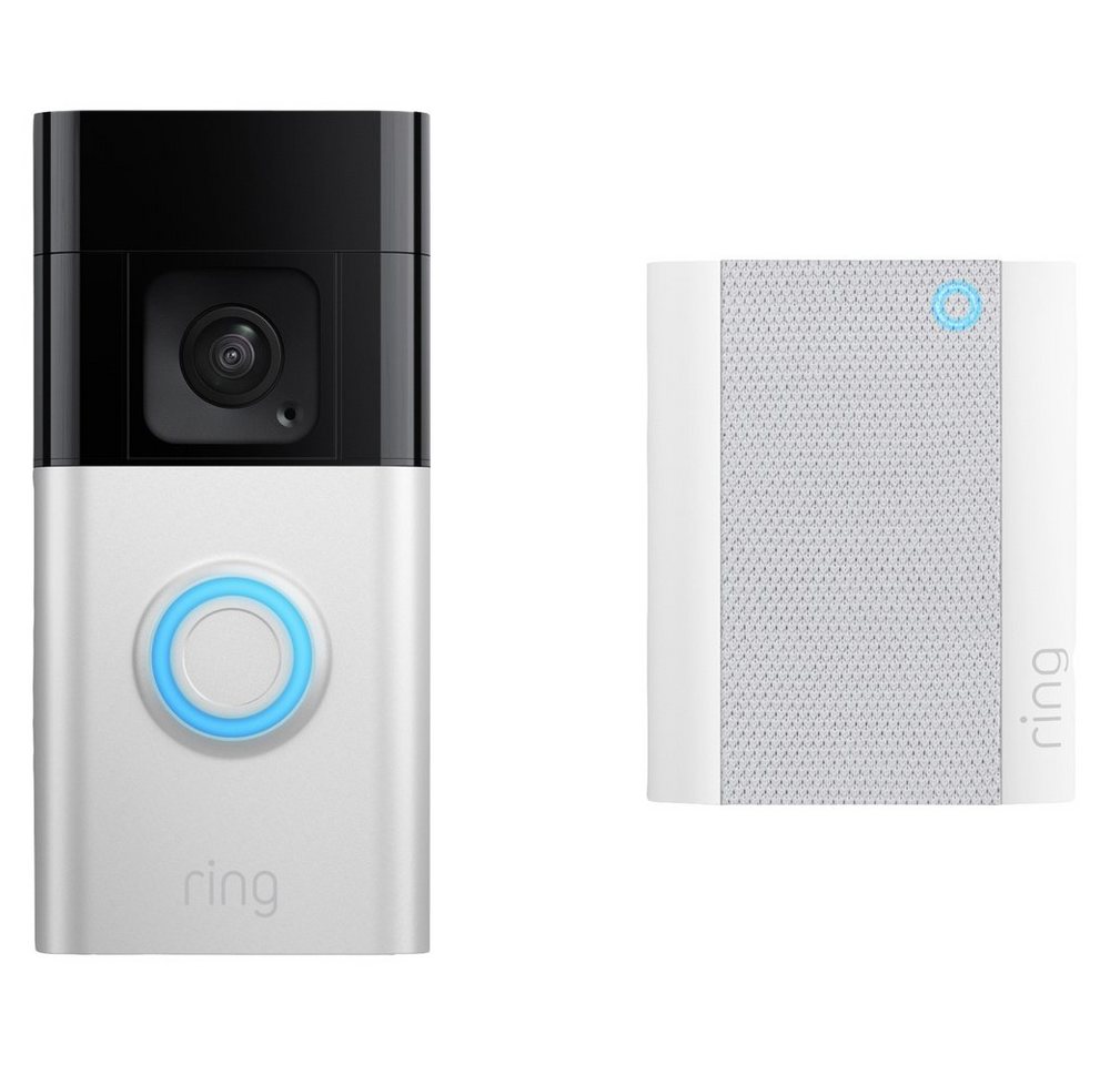 Ring Gegensprechanlage ring B0BFJNL42P IP-Video-Türsprechanlage Video Doorbell + Chime (2nd G von Ring