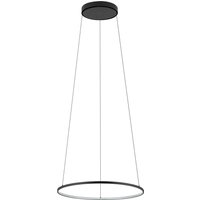 Ring Kronleuchter LED Schwarz 3000 K 560 lm Ø 45 cm Metall von Nowodvorski