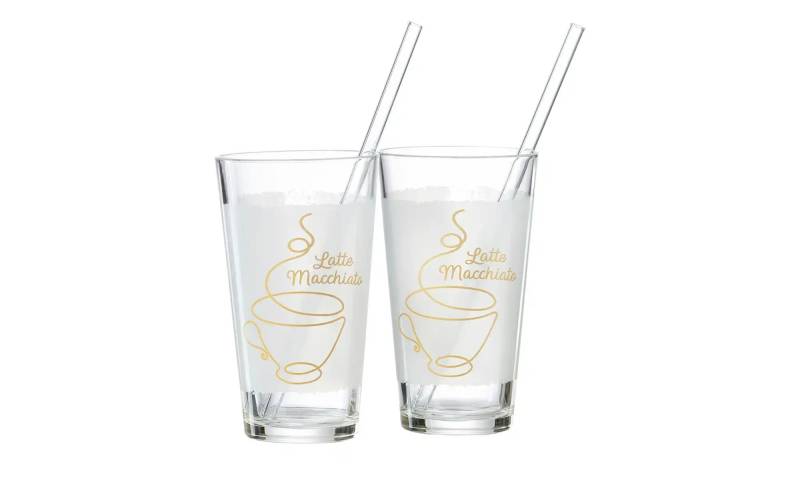 Ritzenhoff & Breker Latte Macchiato Gläserset   ¦ transparent/klar ¦ Glas ¦ Maße (cm): B: 18 H: 12 Gläser & Karaffen - Möbel Kraft