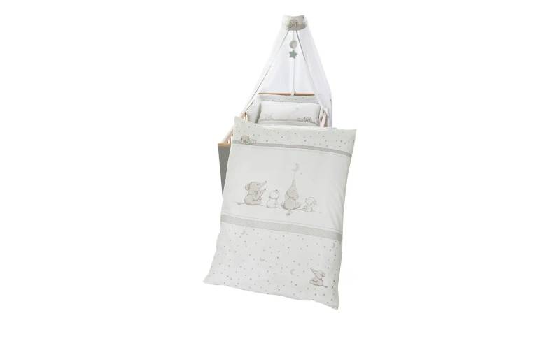 Roba Bett-Set 4-teilig  Sternenzauber ¦ grau ¦ Maße (cm): B: 100 Baby > Baby Textilien > Baby Bettwaren - Möbel Kraft