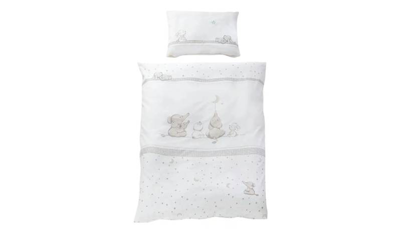 Roba Bettwäsche 2-teilig  Sternenzauber ¦ grau ¦ Maße (cm): B: 100 Baby > Baby Textilien > Baby Bettwaren - Möbel Kraft