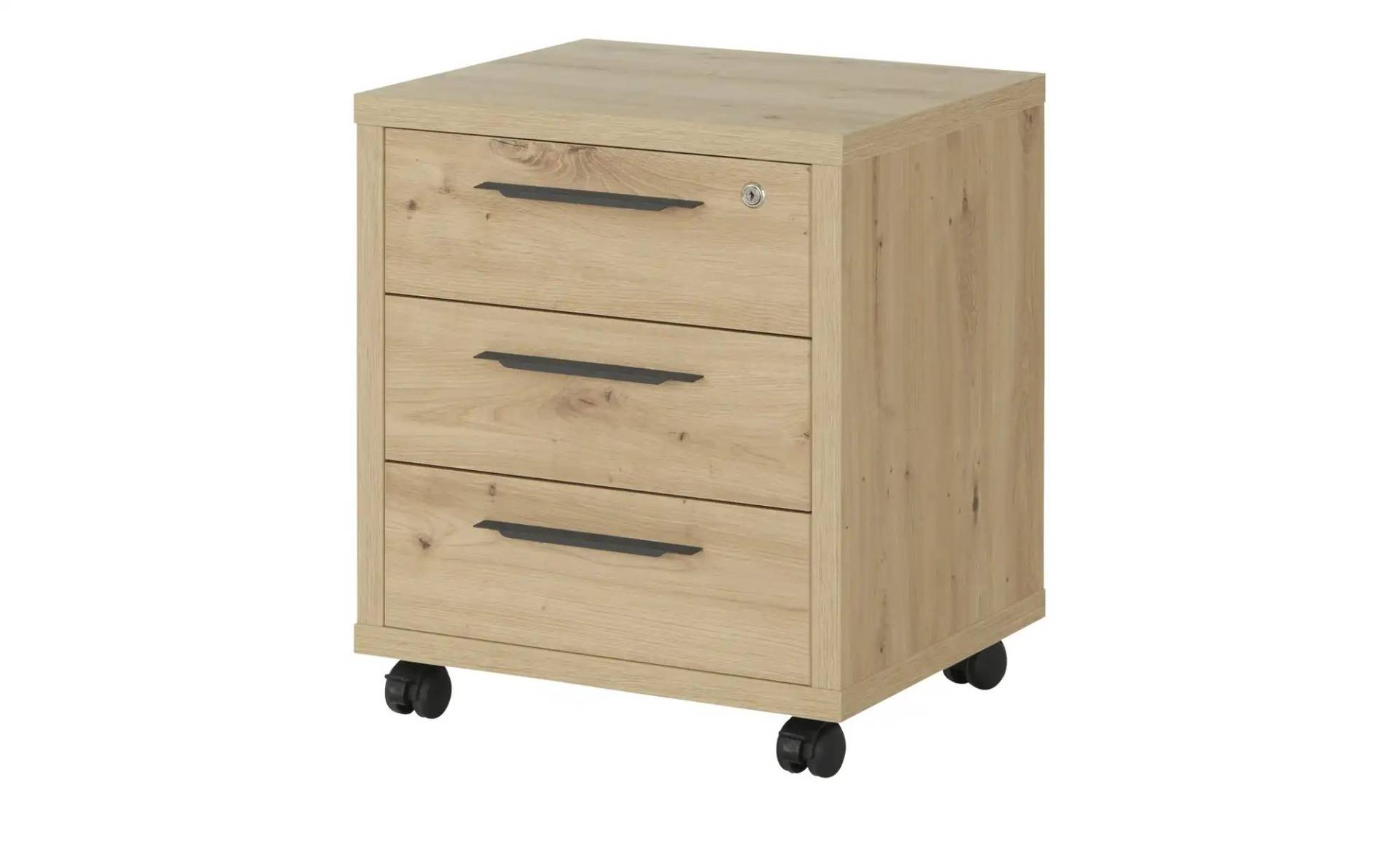 Rollcontainer  Donau ¦ holzfarben ¦ Maße (cm): B: 48,6 H: 63 T: 45.0 Schränke > Container - Höffner