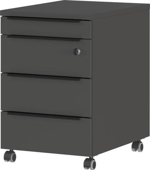 Rollcontainer Ribera in Graphitfarben