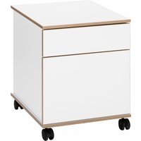 VOGL Möbelfabrik Rollcontainer "Trelle", Türen mit Soft-Close, Grifflose Optik von Vogl Möbelfabrik