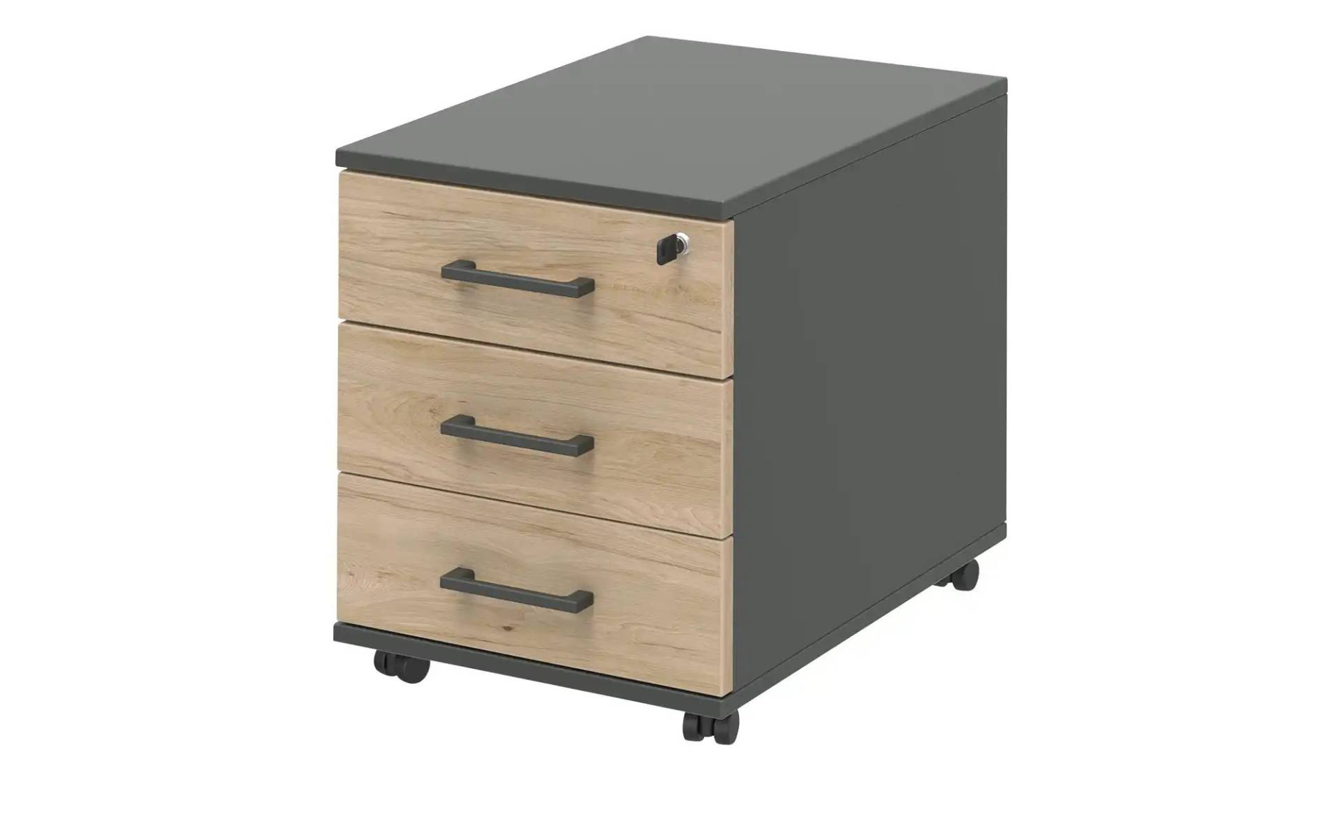 Rollcontainer  home.office ¦ holzfarben ¦ Maße (cm): B: 42,5 H: 55 T: 50.0 Schränke > Container - Höffner