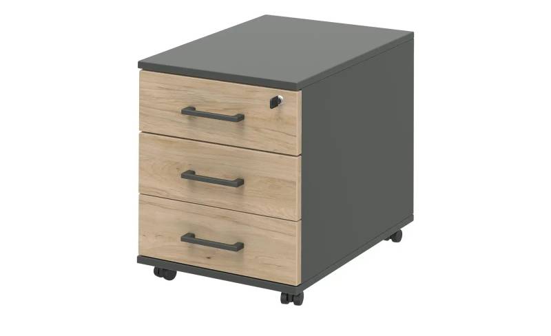 Rollcontainer  home.office ¦ holzfarben ¦ Maße (cm): B: 42,5 H: 55 T: 50.0 Schränke > Container - Höffner