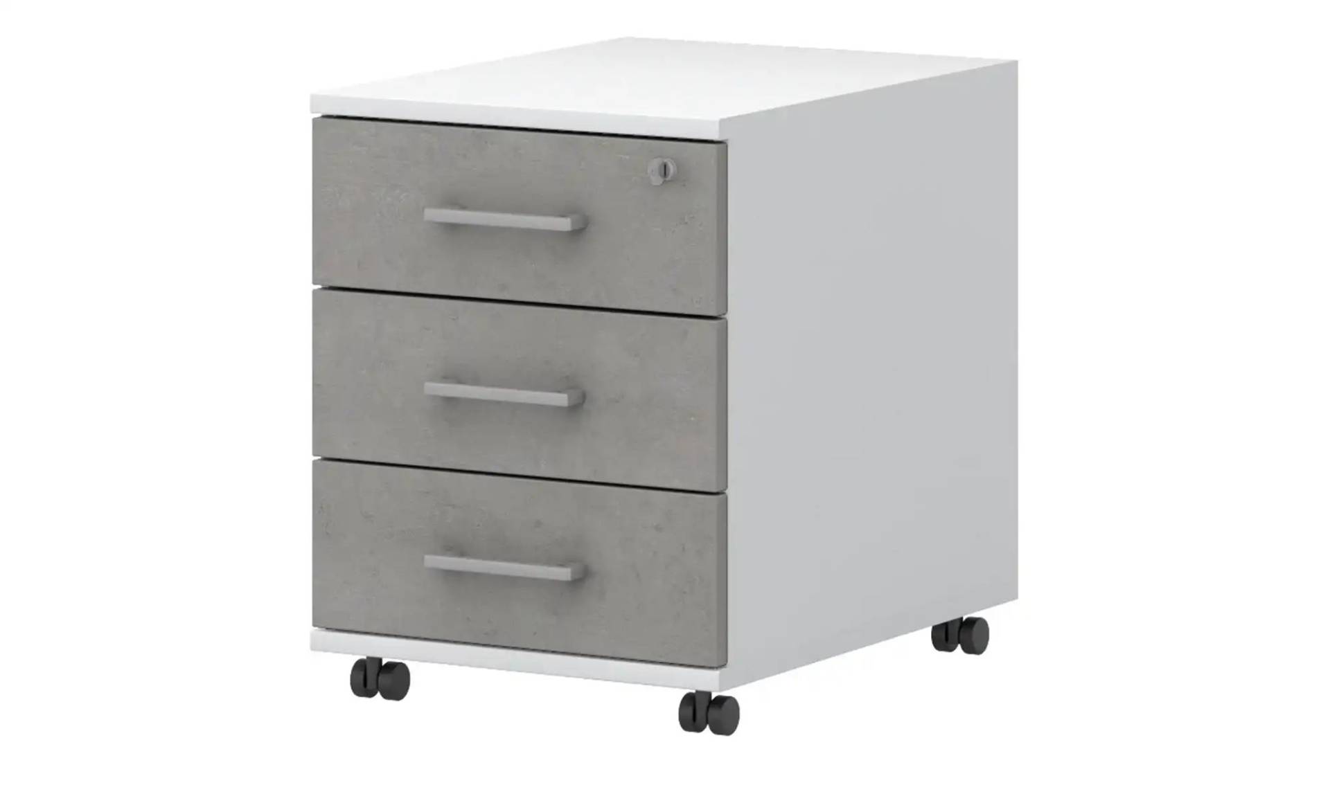Rollcontainer  home.office ¦ weiß ¦ Maße (cm): B: 42,5 H: 55 T: 50.0 Schränke > Container - Höffner