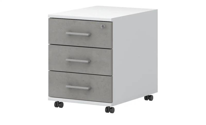 Rollcontainer  home.office ¦ weiß ¦ Maße (cm): B: 42,5 H: 55 T: 50.0 Schränke > Container - Höffner