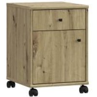 Rollcontainer inkl. 1 Tür und 1 Schubkasten TEMPRA von Forte Artisan