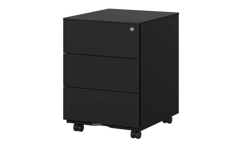 Rollcontainer   ¦ schwarz ¦ Maße (cm): B: 39 H: 53,8 Schränke > Container - Höffner