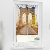 Rollo Brookly Bridge orange B/L: ca. 70x150 cm von LICHTBLICK