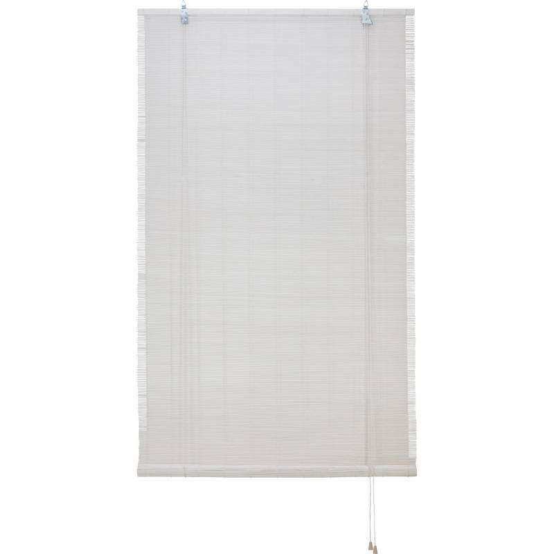 Rollo Bamboo Roll Up Weiß 140 cm x 160 cm