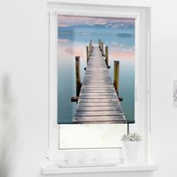 LICHTBLICK Rollo Steg Abendstimmung blau B/L: ca. 45x150 cm LICHTBLICK Rollo Steg Abendstimmung blau B/L: ca. 45x150 cm von LICHTBLICK