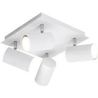 Rondelleuchte MARLEY 4xGU10 ohne Leuchtmittel von TRIO Leuchten 802430401 Weiß