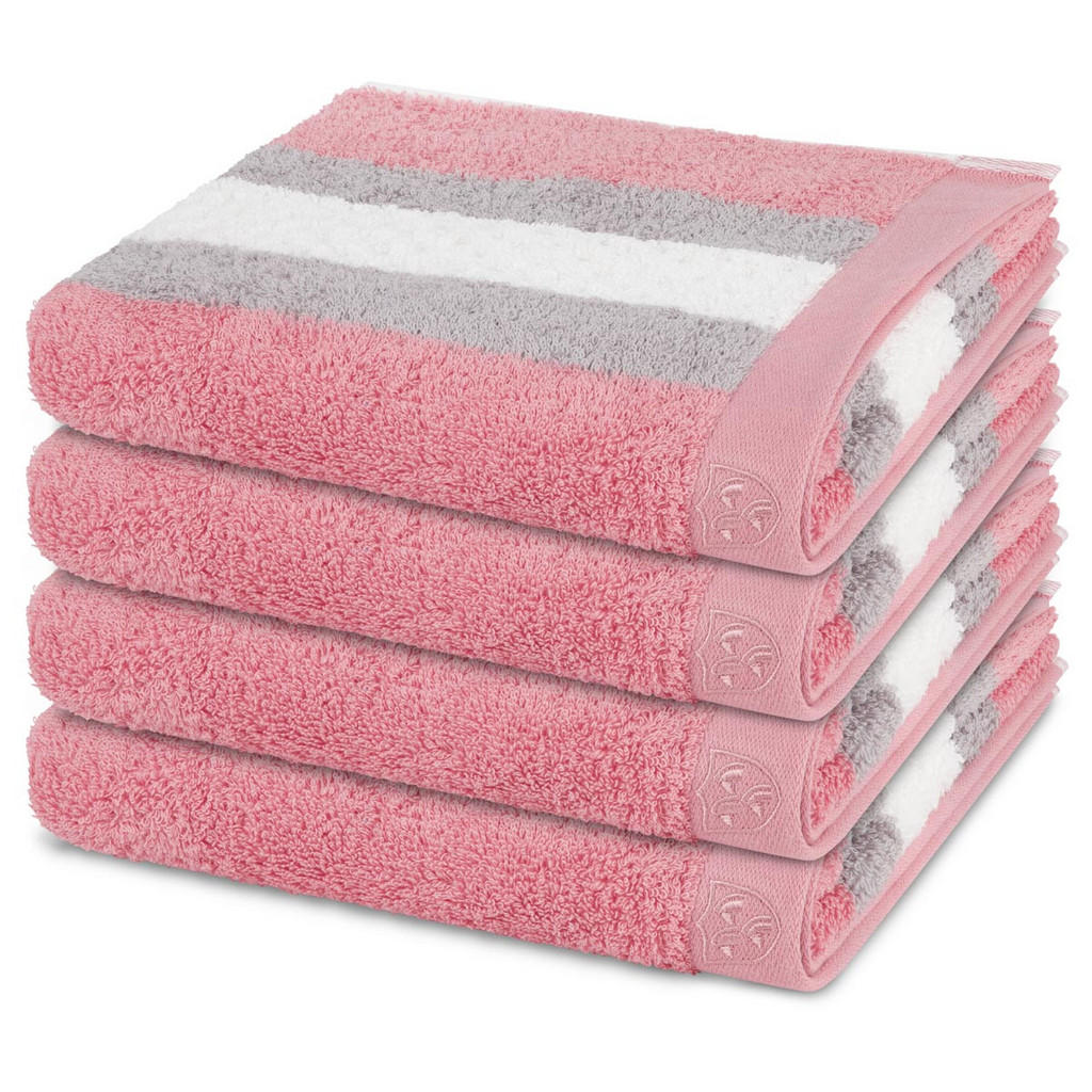 Ross Handtuch, Rosa, Textil, Rechteckig, 50x100 cm, Badtextilien, Handtücher von Ross