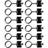 Rotations-Packung mit 12 Trampolinschrauben - Trampolinzubehör - Befestigung für großes Trampolin und kleines Trampolin