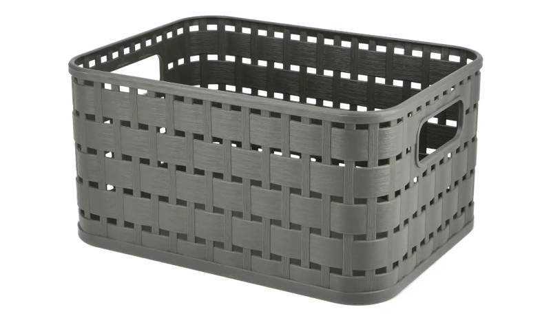 Rotho Aufbewahrungsbox  COUNTRY ¦ grau ¦ Kunststoff ¦ Maße (cm): B: 13,7 H: 9,8 Aufbewahrung > Aufbewahrungsboxen - Höffner