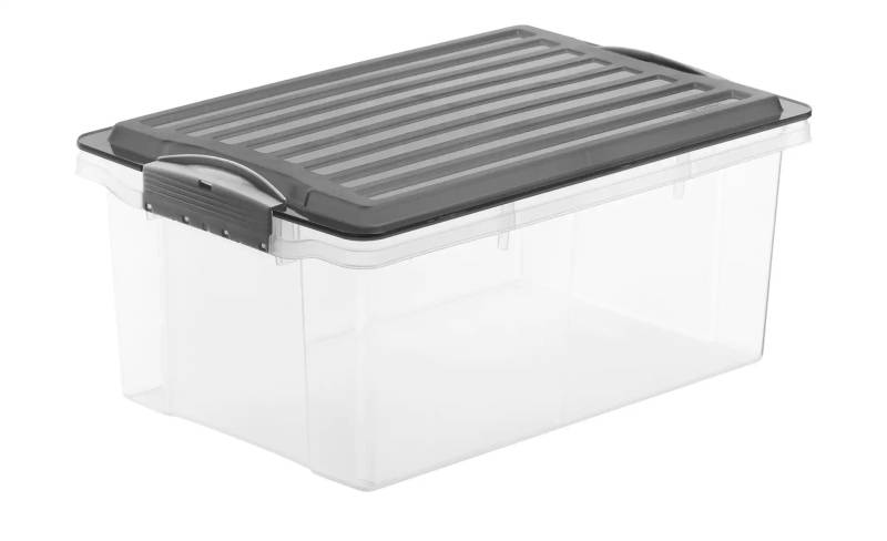 Rotho Aufbewahrungsbox mit Deckel   ¦ grau ¦ Polypropylen ¦ Maße (cm): B: 27,5 H: 18 Aufbewahrung > Aufbewahrungsboxen - Möbel Kraft