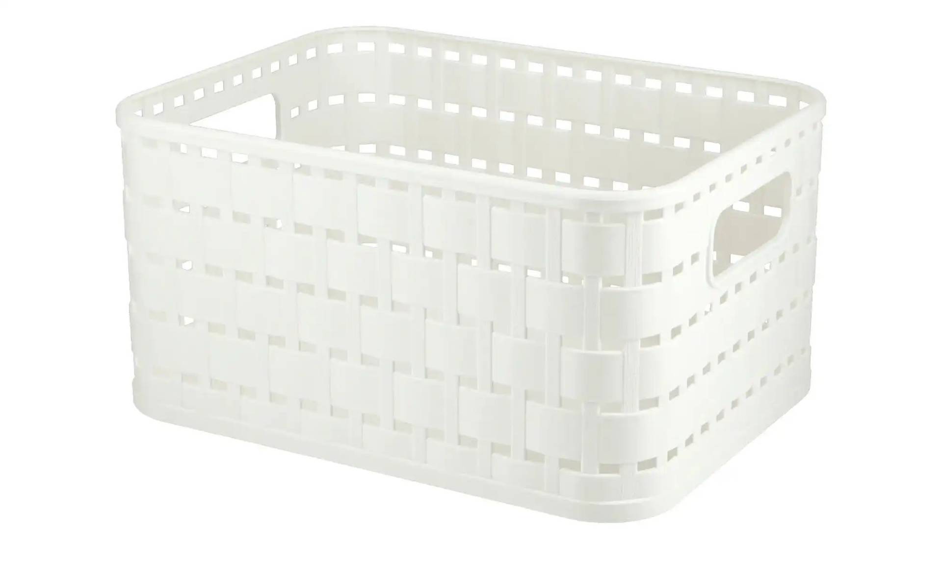 Rotho Aufbewahrungsbox  COUNTRY ¦ weiß ¦ Kunststoff ¦ Maße (cm): B: 13,7 H: 9,8 Aufbewahrung > Aufbewahrungsboxen - Möbel Kraft