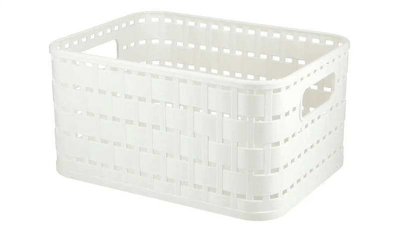 Rotho Aufbewahrungsbox  COUNTRY ¦ weiß ¦ Kunststoff ¦ Maße (cm): B: 13,7 H: 9,8 Aufbewahrung > Aufbewahrungsboxen - Möbel Kraft