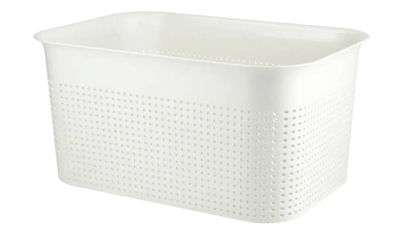 Rotho Aufbewahrungsbox  BRISEN ¦ weiß ¦ Polypropylen ¦ Maße (cm): B: 26 H: 13 T: 18.0 Aufbewahrung > Aufbewahrungsboxen - Möbel Kraft