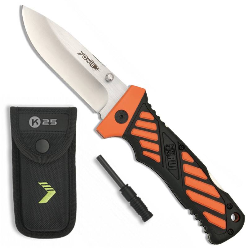 Rui Energy Yowie Orange Pocket Taschenmesser Feuerstarter Etui 5-19448 von Martinez Albainox