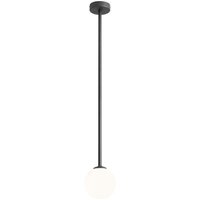 Runde Deckenlampe Glas Metall E14 H:92 cm in Schwarz Runde Deckenlampe Glas Metall E14 H:92 cm in Schwarz von ALDEX
